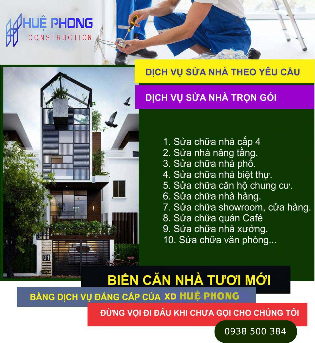 CÔNG TY TNHH TƯ VẤN THIẾT KẾ XÂY DỰNG HUỆ PHONG