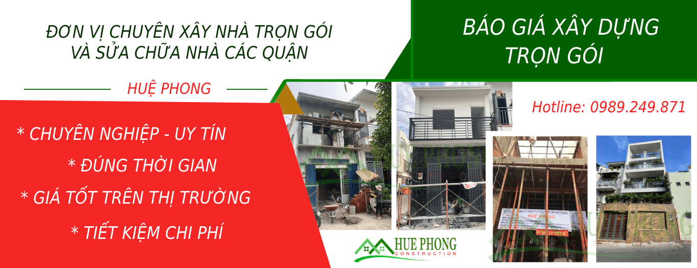 giá xây dựng nhà biệt thự trọn gói