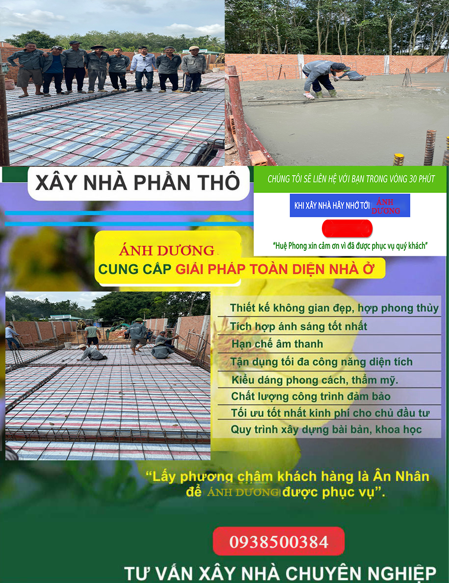 BÁO GIÁ THI CÔNG PHẦN THÔ 2023